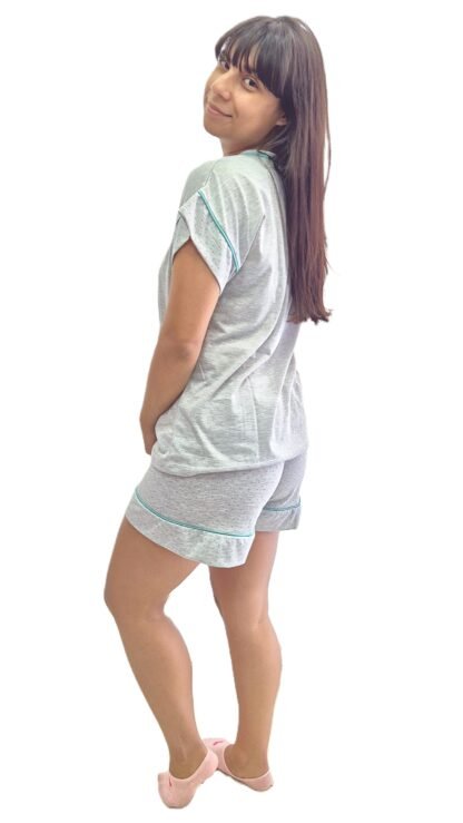 PIJAMA DE MANGA CURTA COM SHORT - Image 2