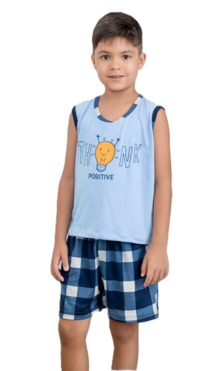 PIJAMA CAMISETA REGATA COM SHORT - INFANTIL SUED