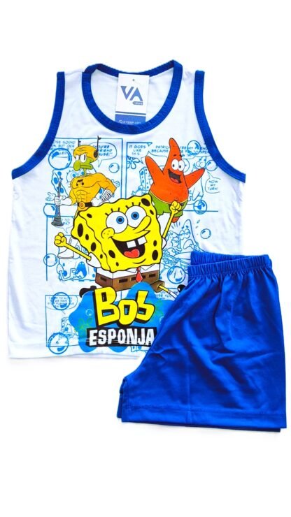PIJAMA INFANTIL PV CAMISETA REGATA COM SHORT