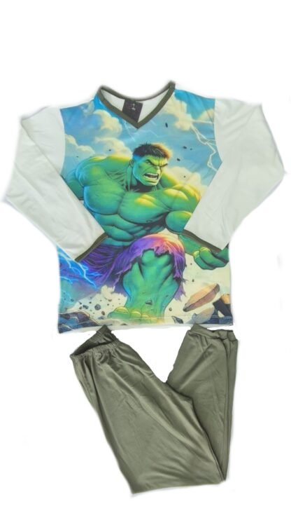 PIJAMA MANGA LONGA COM CALÇA -  INFANTIL SUED