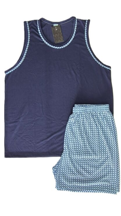 PIJAMA PV MASCULINO REGATA COM SHORT