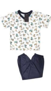 PIJAMA INFANTIL PV MANGA CURTA COM CALÇA